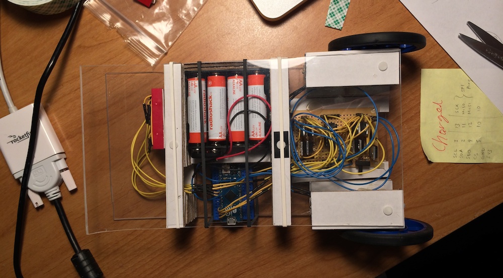 The self-balancing robot! The self-balancing robot!